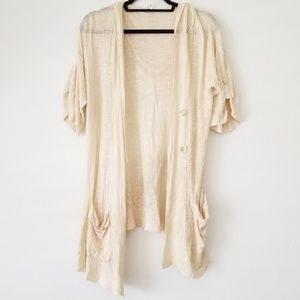 Free People Cardigan hooded & soft w pockets